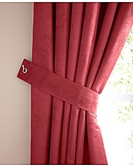 Faux Suede Tie Backs