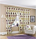 Briar Rose Lined Pencil Pleat Curtains