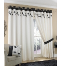 Fernwood Lined Eyelet Curtains