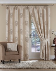 Majesty Jacquard Pencil Pleat Curtains