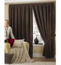 Chenille Thermal Pencil Pleat Curtains