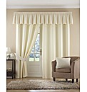 Plain Dye Satin Pencil Pleat Curtains