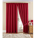 Faux Silk Pencil Pleat Lined Curtains