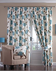 Ava Panama Lined Pencil Pleat Curtains