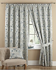 Harriet Lined Pencil Pleat Curtains