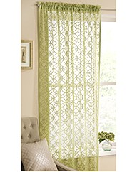 Circles knitted Voile Panel