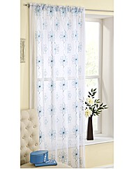Star Floral Embroidered Voile Panel