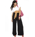 Split Leg Jersey Palazzo Trousers