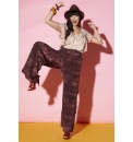 Snake Print Palazzo Trousers
