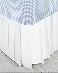 Knife Pleat Easy Fit Bed Valance