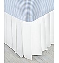Knife Pleat Easy Fit Bed Valance