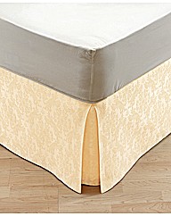 Damask Easy Fit Bed Valance