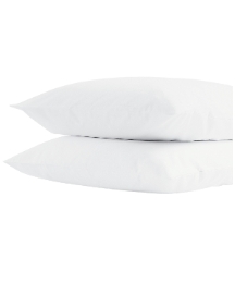 Cotton Percale Fitted Sheet & 2 P/Cases