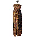 Maternity Print Maxi Dress