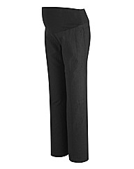 Wide Leg Linen Maternity Trousers