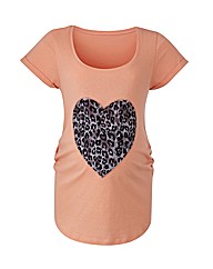 Maternity Heart Top