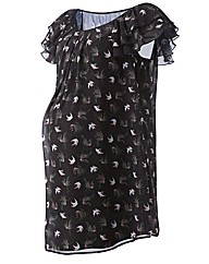 Maternity Frill Sleeve Tunic