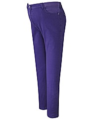 Maternity Slim Leg Coloured Jeans
