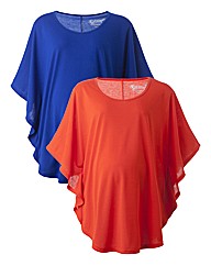 Maternity Pack of 2 Jersey Capes