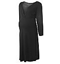 Maternity Wrap Long Sleeve Dress