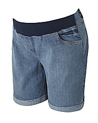 Maternity stretch Denim Shorts