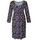 Maternity Printed Jersey Dress