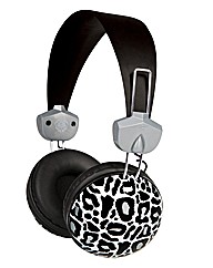 Macbeth Silver Leopard Headphone