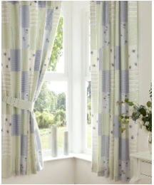 Maisie Lined Curtains & Tie Backs