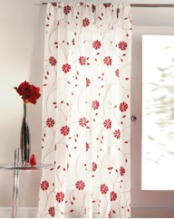 Kempton Flock Slot Top Voile Panel