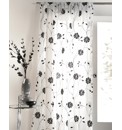 Kempton Flock Slot Top Voile Panel
