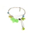 Funky Jewellery Oval Stone Necklace