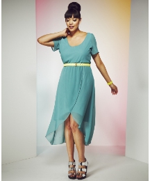 High-Low Hem Dress L 36in