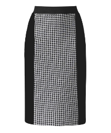 Dog Tooth Pencil Skirt