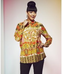 Scarf Print Blouse