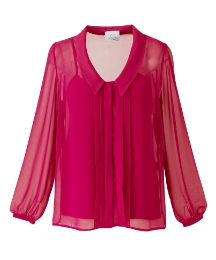 Laurens Collection Dropped Collar Blouse