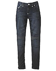 Voi Slim Leg Jeans with Stitch Detail