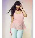 Pastel Lace Shell Top