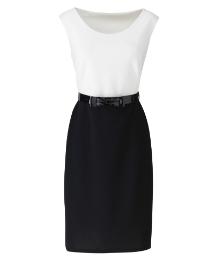 E1 Colour Block Shift Dress