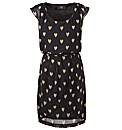 AX Paris Heart Print Cross Over Dress