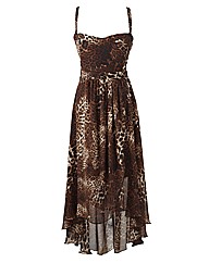 AX Paris Animal Print Dip Back Dress
