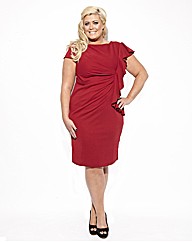 Gemma Collins Essex Ruffle Dress