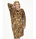 Gemma Collins Mali Batwing Leopard Dress