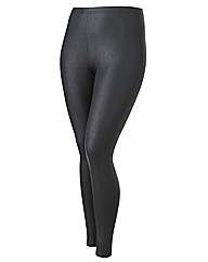 Snake Skin Effect Wetlook Leggings