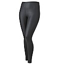 Snake Skin Effect Wetlook Leggings