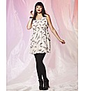 AX Paris Feather Print Stud Dress