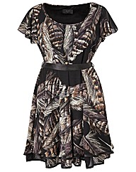 AX Paris Feather Print Dress