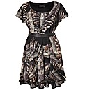 AX Paris Feather Print Dress