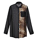 AX Paris Contrast Leopard Print Blouse