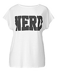 AX Paris Nerd Print T Shirt