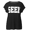 Ax Paris Geek Print T-Shirt